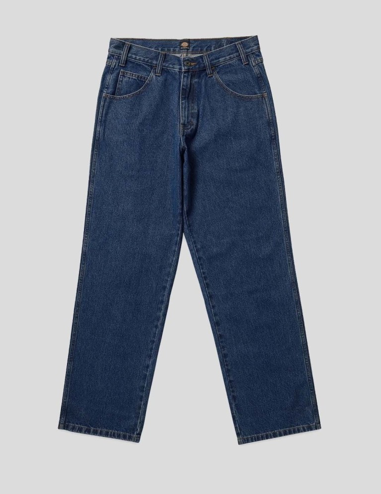 Pantalon DICKIES x jake Hayes denim pant stone washed vintage blue